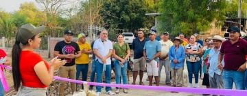 "Corte de Listón Inaugural de Dos Puentes Vados" en Los Tules